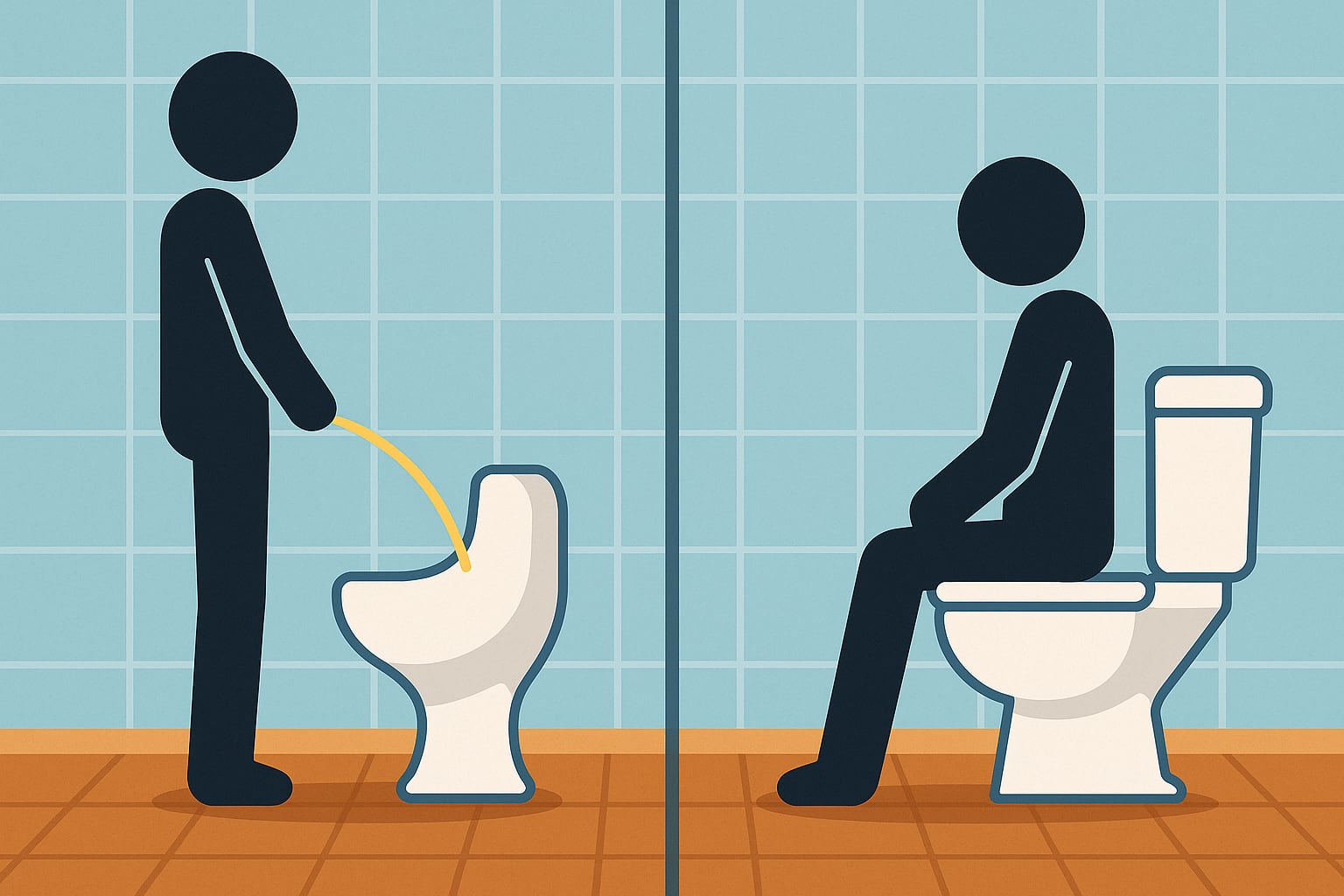 Xixi sentado ou em pé? A batalha que chegou ao banheiro – R7 Entretenimento, image size:1536x1024